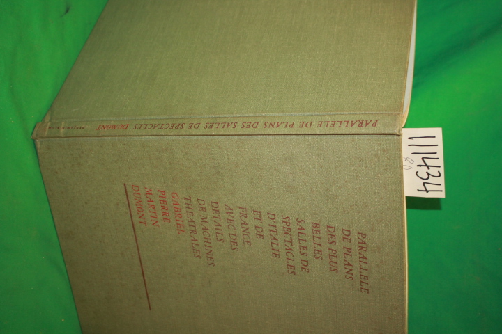 Dumont, Gabriel Pierre Martin: Parallele De Plans Des Plus Belles Salles De S...