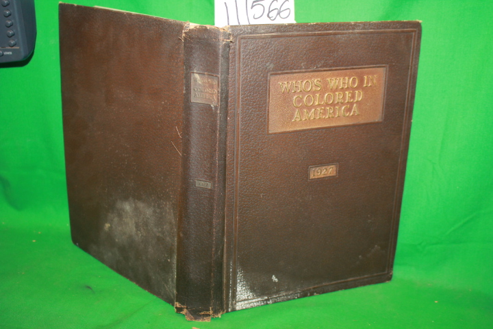 Boris, Joseph: Who's Who In Colored America 1927 Vol. 1