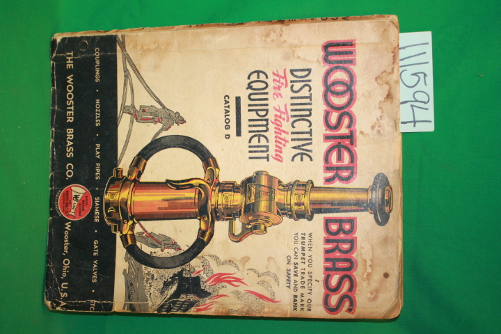 wooster brass co: Wooster Brass Distinctive Fire Fighting Equipment Catalog D...