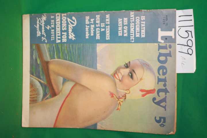 Liberty Magazine ;MacFadden, Bernarr...: Liberty Magazine Aug. 12, 1939; Anti...