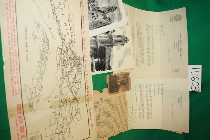 Machado, Luis: Luis Machado President of Cuba and Frederick Wells in Cuba 9 I...