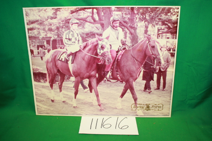 Turcotte, Ron: Photograph of Jockey Ron Turcotte on a Horse