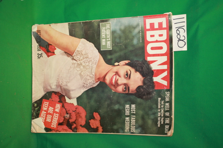 Ebony Magazine, Langston Hughes, Ler...: Ebony Magazine October 1958, Clinton...