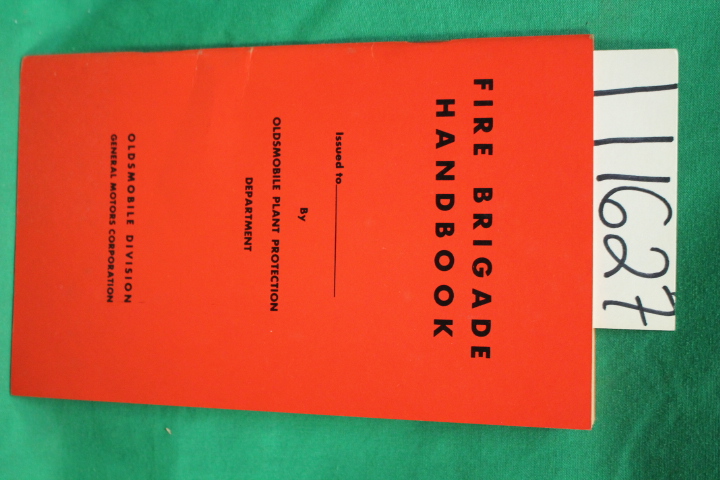 General Motor Corporation: Vintage Plant Protection Fire Brigade Handbook Old...