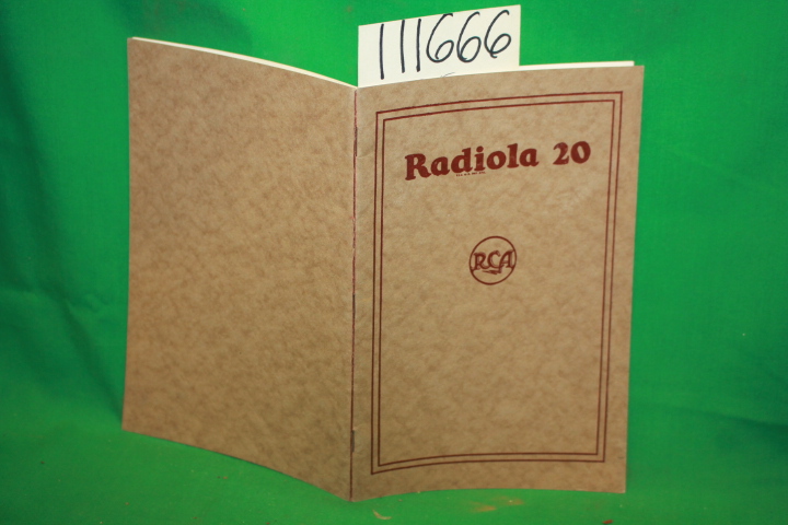 Radio Corporation of America: Radiola 20