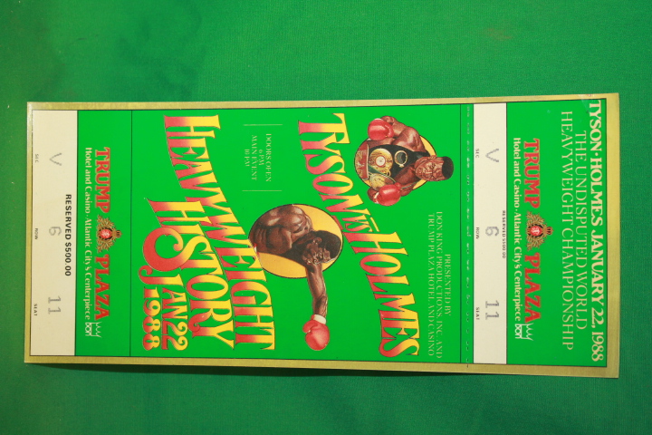 Tyson vs Holmes: Unused Ticket Tyson vs Holmes Heavyweight Boxing Championshi...