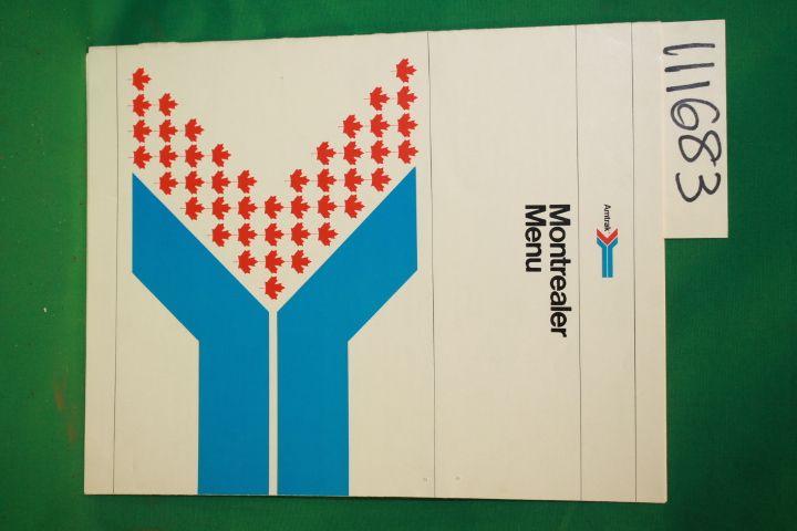 Amtrak: Amtrak Dining Car Menu Montrealer Canada