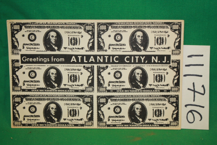 J. M.: Greetings From Atlantic City Postcard