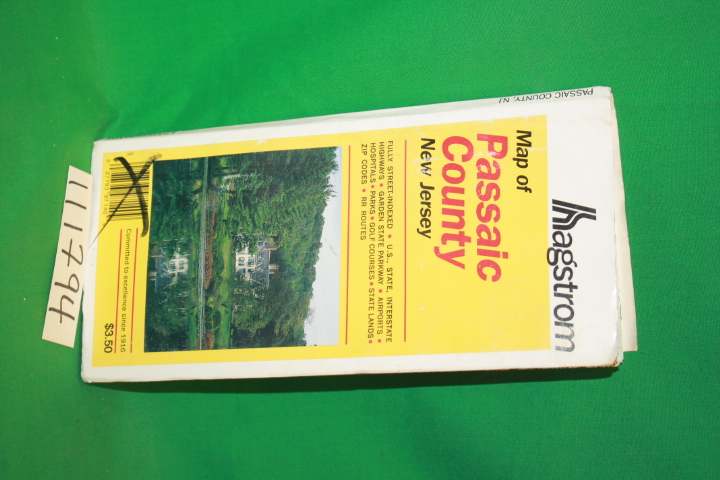 Hagstrom Company: Hagstrom Map of Passaic County New Jersey