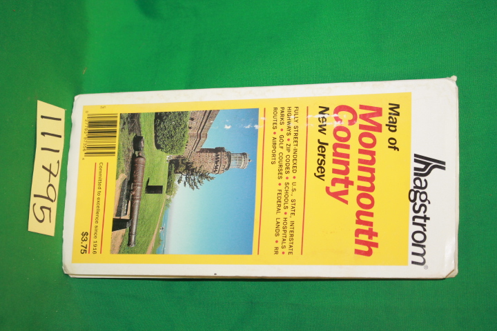 Hagstrom Company: Hagstrom Map of Monmouth County New Jersey
