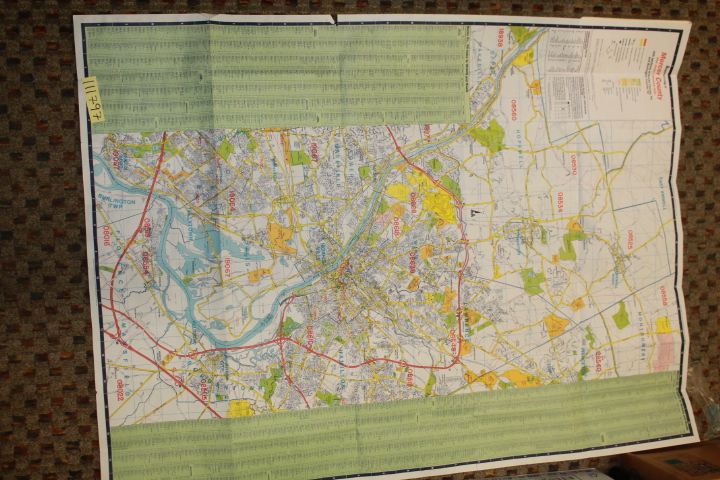 Hagstrom Company: Hagstrom Map of Mercer County New Jersey