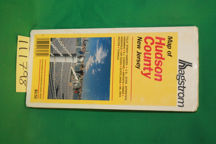 Hagstrom Company: Hagstrom Map of Hudson County New Jersey