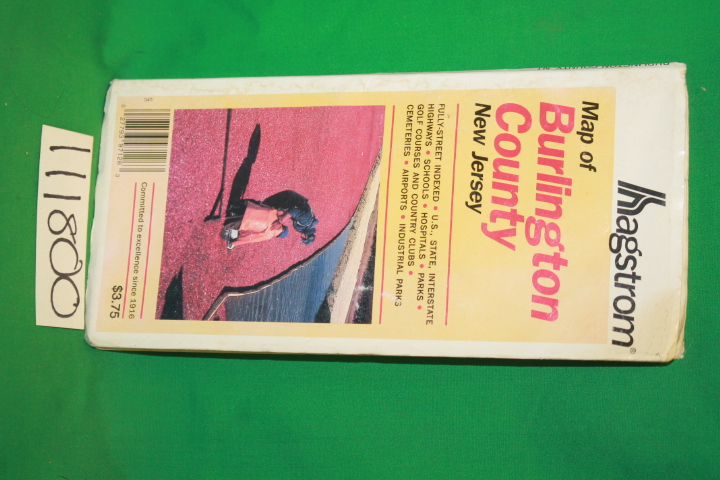 Hagstrom Company: Hagstrom Map of Burlington County New Jersey