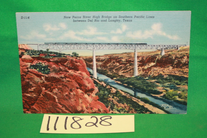 Southern Pacific Lines: New Pecos River High Bridge on Southern Pacific Lines...
