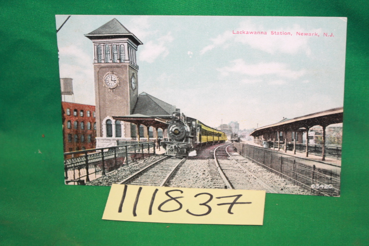 Newark, N. J.: Lackawanna Station, Newark, N. J. Post Card