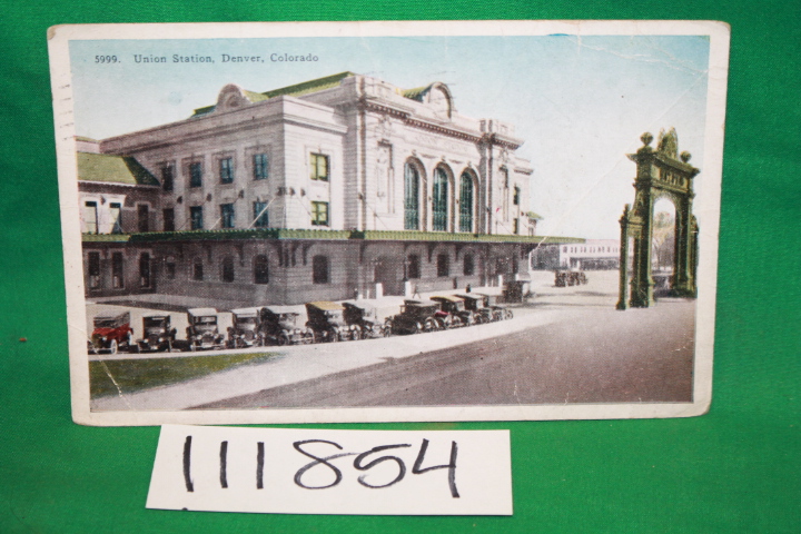 Union Station Post Card: Union Station, Denver, Colorado Post Card