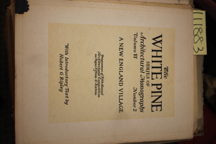 Lindsay, George F.: White Pine Series of Architectural Monographs  55 ISSUES