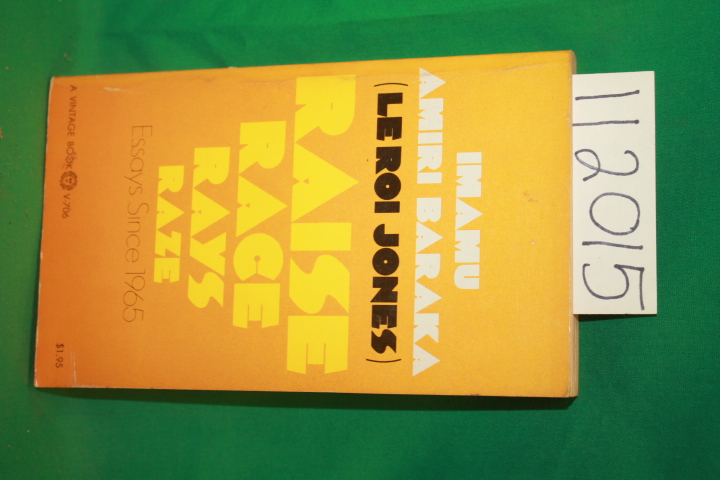 Jones, LeRoi: Raise, Race, Rays, Raze