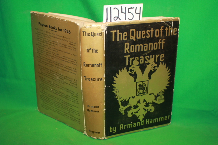 Hammer, Armand (signed and inscribed): The Quest of the Romanoff Treasure