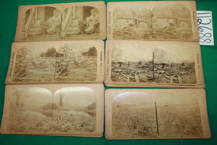 R. K. Bonine 24  Stereoscopic Views: The Great Johnstown Flood, May 31, 1889 ...