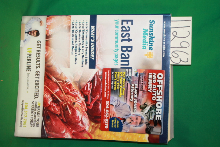 Sunshine Media: East Bank New Orleans Louisana Telephone Directory