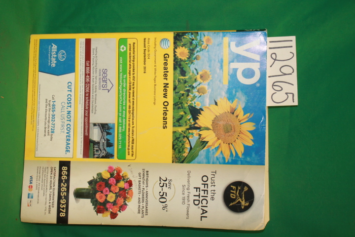 The Real Yellow Pages ; AT&T: Greater New Orleans Louisana yellow Pgaes Telep...