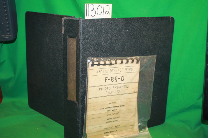 Secretary of the Air Force: Flight Handbook USAF Series F-86D Aircraft