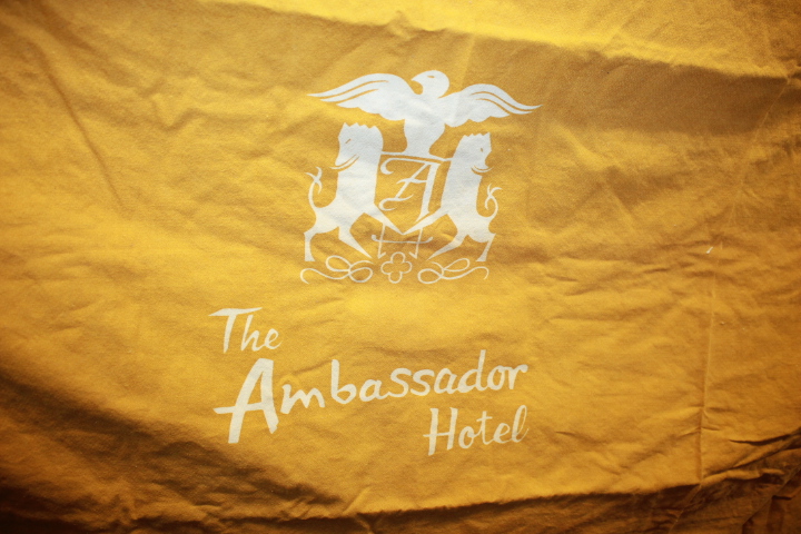 The Ambassador Hotel: The Ambassador Hotel Tablecloth Atlantic City NJ