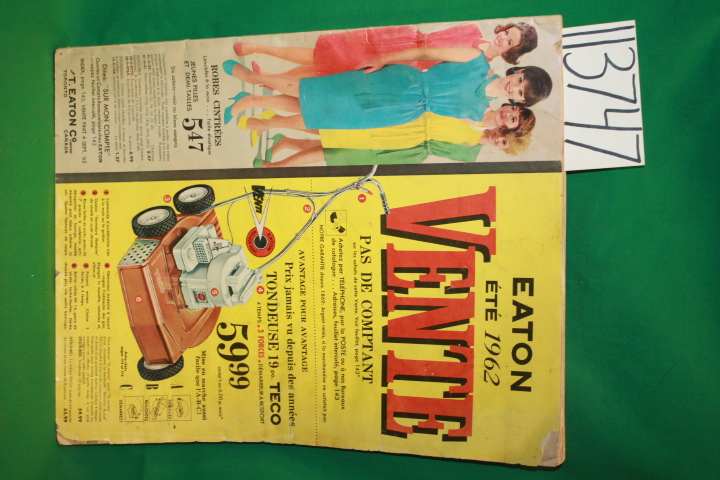 Eaton's: Eaton's Summer 1962 Summer Sale NO CASH on Purchases (Eaton Ete 1962...