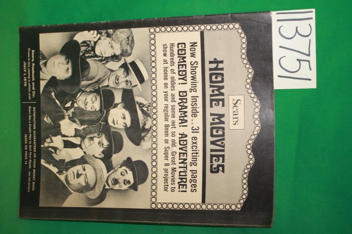 Sears: Sears Home Movies 8 mm Now Showing Inside 31 Exciting Pages Comedy Dra...
