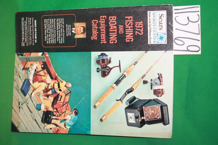 SEARS: Sears Sports Center 1972 Fishing and Boating Equipment Catalog