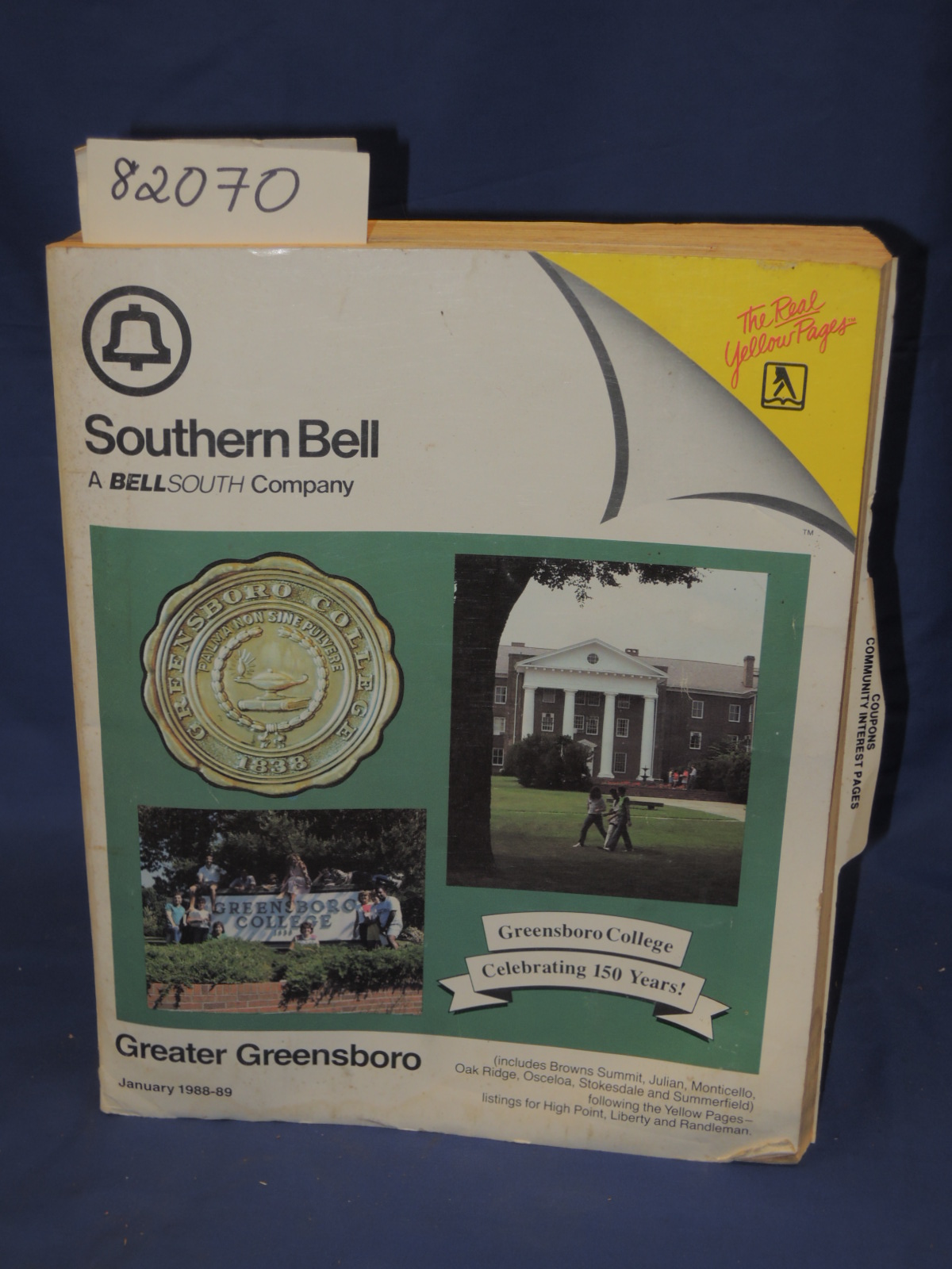 Yellow Pages Southern Bell- Greater Greensboro- tele... | eBay
